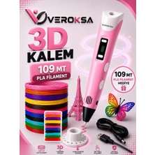 Veroksa 3D Kalem - 109 mt Filamentli 3D Yazıcı Kalem