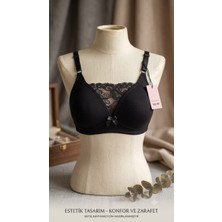 Hb Comfort Toparlayıcı Balensiz Midesi Dantelli Sütyen 2540