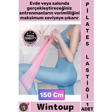 Wintoup #pilateslastiği Direnç Bandı Fitness Ekipmanı Esneklik Artırıcı Güçlendirici Pilates Lastiği 150 cm