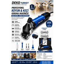 Deko Turkey Yüksek Devirli Elektrikli 3000 Watt Devir Ayarli Bakir Sargili Çelik Şanzuman Koyun Keçi Kirkma