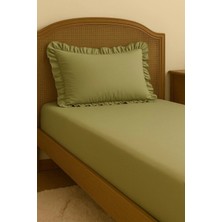 Mundo Lindo Lastikli Çarşaf Seti Tek Kişilik Çarşaf ve Fırfırlı Yastık Kılıfı