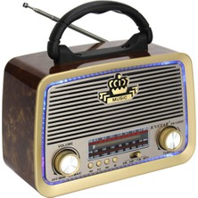 Fioplus 301 Nostaljik Radyo Bluetooth Hoparlör – Retro Tasarım – Usb/tf/fm Destekli