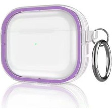 Ata Store Airpods Pro 2 (2.nesil) Shiny Şeffaf Kılıf - Mor