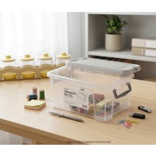 Hobby Life Kilitli Şeffaf Saklama Kabı & Çok Amaçlı Düzenleyici Organizer Kutu 2.5 Litre