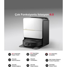 Roborock 22000PA Omnigrip 5 Eksenli Mekanik Kol 80°c Sıcak Su Tam Otomatik Akıllı Robot Süpürge