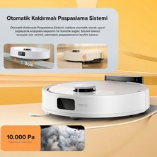 Roborock 10000PA Akıllı Robot Süpürge Halı Algılama Otomatik Mop Kaldırma Lidar Haritalama