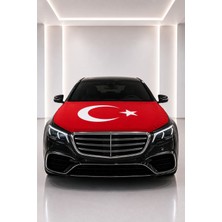 Türk Bayrağı Baskılı Kaput Bayrağı (120X160 Cm)