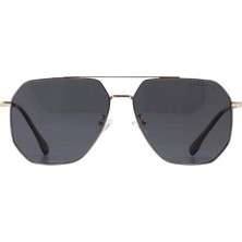 Caretta Crttagünş 8541-C2 Genç Erkek,kadın,unisex Damla Çerçeveli Metal UV400 Güneş Gözlüğü