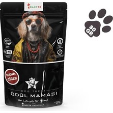 Barftr Dana Ciğer Parçaları Atıştırmalık  Ödül Maması  80 Gram Köpekler Için