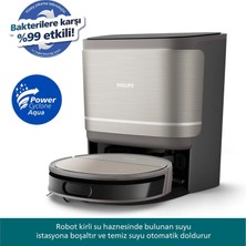 Philips 8000PA Powercyclone Kendini Temizleyen Tam Otomatik Hepsi Bir Arada Istasyonlu Robot Süpürge