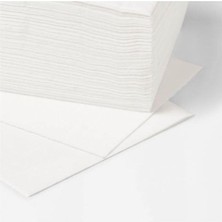 Koçal Beyaz Kağıt Servis Peçetesi 23X24 cm 50'li Paket Tek Kat Restoran Cafe Lokanta