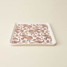 Evidea Kitchen Fil Desenli Kare Tepsi - Renkli - 33X33 cm