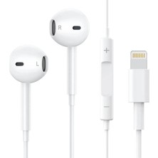 Ktr Tech iPhone 7/8/8plus/x/xr/xs/xsmax/11/12/13/14 Pro Max Uyumlu Mikrofonlu Beyaz