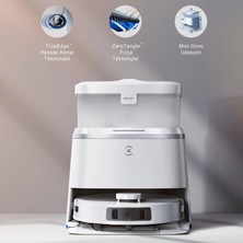 Ecovacs 11000PA Kendini Temizleyen 3D Ozmo Turbo 2.0 Mini Omnı Istasyonlu Akıllı Robot Süpürge