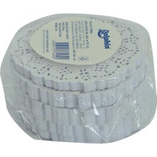 Popüler Sepet Kağıt Bardak Altlığı 9 cm Dantel Desenli Beyaz 500 Adetli 1 Paket