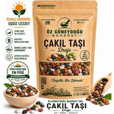 Öz Güneydoğu Baharat Çakıl Taşı Draje 250 gr | Renkli Çikolata Kaplı Draje Şeker | Taze & Ikramlık