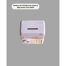 Dinç Store 44 Mor Otomatik Para Girişli Elektronik Şifreli Kumbara
