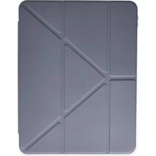 Dinç Store 44 Apple Ipad Pro 11 (2021) Kılıf Kalemlikli Hugo Tablet Kılıfı - Lila