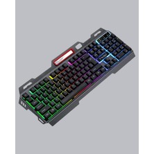 Dinç Store 44 Rgb Aydınlatmalı Klavye Mouse Seti – USB Bağlantılı, Türkçe Q, Ayarlanabilir Dpı, Ergonomi