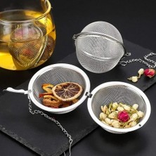 Dinç Store 44 Paslanmaz Çelik Kilitleme Mekanizmalı Küre Çay Demlik Topu