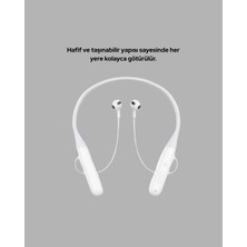Dinç Store 44 USB Şarjlı Uzun Ömürlü Boyun Askılı Bluetooth Kulaklık
