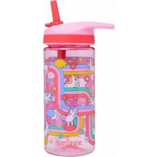 Smiggle Unicorn Pembe Plastik Suluk 400ML