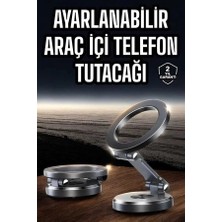 Dinç Store 44 Araç Içi Telefon Tutacağı Manyetik Tasarım Ayarlanabilir