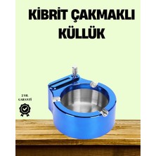 Dinç Store 44 Çakmaklı Küllük Paslanmaz Çelik Şık Masa Aksesuarı