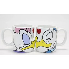 Dinç Store 44 Donald ve Daisy Duck Çift Kupa Bardak Seti