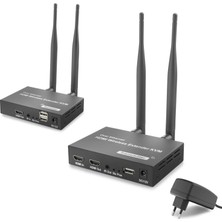 İlk El Grup HDMI Kvm Kablosuz Extender Loop-Out 1080P 200 M Siyah HDX1383 Iegtgrs-34