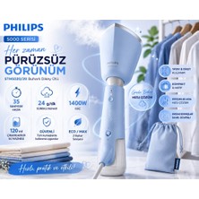 Aparat De Calcat Vertical Portabil Philips  , 1300W, 120 Ml, Talpa Metalica, Turcoaz