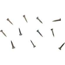 Dinç Store 44 Klips, Menteşe, Ayağı Çivisi 9mm Çelik - Siyah 100GR