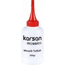 Karsan Mozaik Mozaik Tutkalı - Beyaz Tutkal - Mozaik Yapıştırıcı (200GR)
