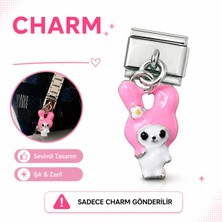 Hello Kitty Italyan Bileklik Charmı Sallantılı