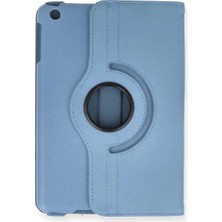 Dinç Store 44 Apple Ipad Mini 1 Kılıf 360 Tablet Deri Kılıf - Turkuaz