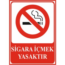 HiperAD Reklam Sigara Içilmez Mod2 Dekota – 3 mm Forex Uyarı 25 cm × 35CM