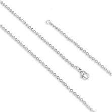 Beycen Aksesuar Minik Boy Beyaz Çelik Kolye 0.5mm 3902CEK003