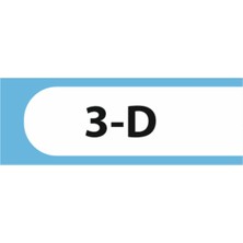 HiperAD Reklam 3-D Yazılı Okul Kapı Isimliği 25 × 9 cm Dekota |sınıf Kapı Yazısı 3mm Dekota Ilkokul