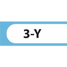 HiperAD Reklam 3-Y Yazılı Okul Kapı Isimliği 25 × 9 cm Dekota |sınıf Kapı Yazısı 3mm Dekota Ilkokul