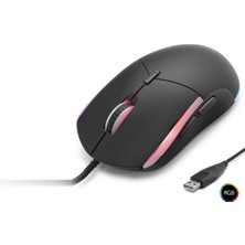 Dinç Store 44 G380 Mouse 3600 Dpi Rgb - Siyah