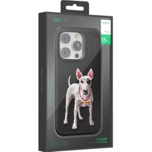 Dinç Store 44 Venco Apple Iphone 16 Perma Desenli Kapak - Koyu Kahve