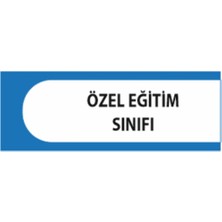 HiperAD Reklam Özel Eğitim Sınıfı Yazılı Okul Kapı Isimliği 25 × 9 cm Dekota |sınıf Kapı Yazısı 3mm Dekota Ortaokul