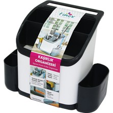 Dinç Store 44 Plastik Kaşıklık Organizer Tezgah Üstü (4887)