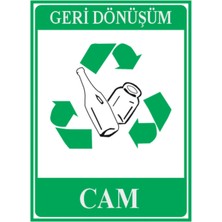 HiperAD Reklam Geri Dönüşüm Cam Dekota Baskı – 3 mm Forex Uyarı Tabelası 25 cm × 35CM