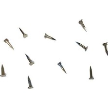 Dinç Store 44 Klips, Menteşe, Ayağı Çivisi 7mm Çelik - Nikel 100GR
