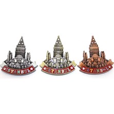 Dinç Store 44 Istanbul Temalı Metal Magnet (1 Adet) Seçenek 1