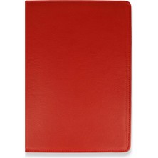 Dinç Store 44 Apple Ipad Mini 1 Kılıf 360 Tablet Deri Kılıf - Kırmızı