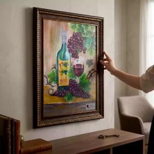 Tokyo Sanat Bağ Bozumu Temalı Natürmort Tablo | Çerçeve Dahil
