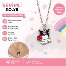 Kuromi Temalı Kolye