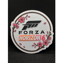 Goka 3D Craft Forza Horizon 6 (Sakura Edition) 3D Duvar Dekoru - 18 cm Slim Versiyon (Çift Taraflı Bantlı)